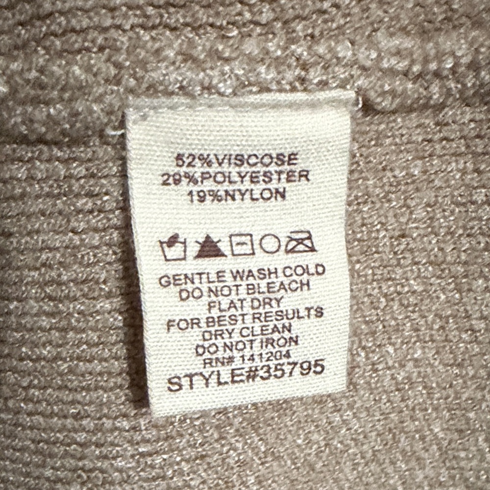 Women's Hem & Thread Open Front Cardigan Sweater - Picture 6 of 6